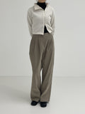 Chrome Corduroy Wide Slacks