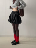 Padded Pumpkin Mini Skirt