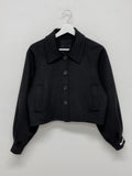 [handmade] Shael Wool Balloon Crop Short Jacket