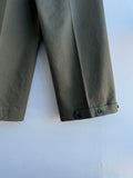Cotton Two Pleats Bijo Pants