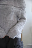 Free pop off-shoulder knit