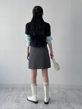 Sol Half Pleated Midi Skirt