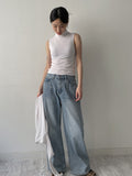 [SET] Luca Strap Drape T-shirt