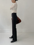 Slim Basic Bootcut Slacks