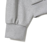 Direct high neck sweat zip-up