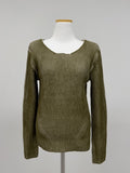 Color Matching Warmer Knit T-shirt