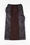 Dirk color matching long skirt