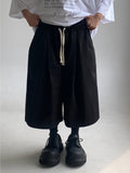 Solid Cotton Banding Bermuda Pants