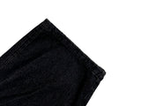 Check Skirt Layered Denim