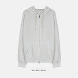 Unisex Pigment 2-Way Hood Zip-Up