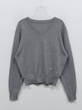 Ad Symbol V-Neck Loose-Fit Knit