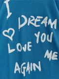 Dream waffle loose-fit knit