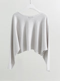 [Premium] Whole garment cashmere raglan knitwear