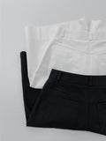 Nuel Cotton Bermuda Wide Pants
