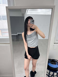 LACE BANDING SKIRT PANTS
