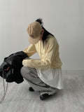 Edison Leather Overfit Blouson Jumper