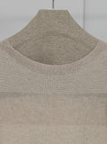 [Premium] Whole Garment Lino Linen Short Sleeve Knit