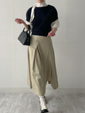 Lander Unbalanced Flare Skirt