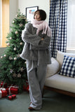 Bichon overfit fur jacket