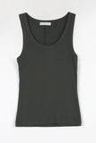 Line ribbed sleeveless