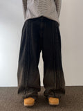 Two-tone Taping Incision Denim