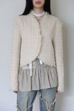 Bolero tassel tweed jacket