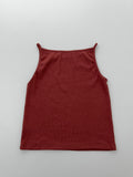 Rudin Boat Neck Ribbed Sleeveless