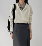 [Plan] Sailor Raglan Collar Knit