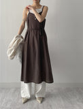 Basic Cotton Semi-Wide Pants