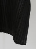 [Premium] Eileen Cut Pleated Short Sleeve T-shirt