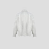 DL ribbed knit zip-up