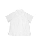 SHIRRING FRILL SHIRT
