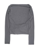 BOATNECK STRAP CROP TOP