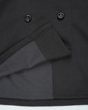 DOUBLE HIGH-NECK CARDIGAN