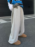 Deep Three-Tuck Brushed Sweat Balloon Pants