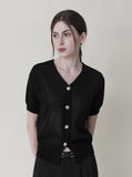 [Premium] Coolet Linen Short Sleeve Cardigan