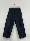 Non-Fade Curve Line Denim