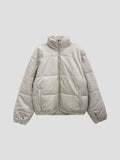 West High Neck Leather Bomber