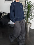 Jagged Damage Cotton Knit
