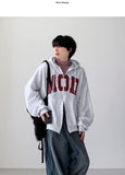 Colin Lettering Hood Zip-Up