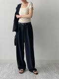 [Setup Available] Lumiere One-Tuck Wide Slacks