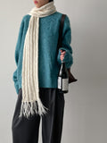Cable Long Fringe Muffler