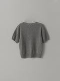 [Premium] Whole Garment Puri Short Sleeve Knit