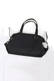 Nylon studded shoulder bag