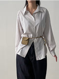 [2way!] Coin suede belt bag