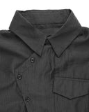 ASYMMETRIC STRIPE SHIRT