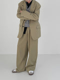 [unisex] Polka Raffel Overfit Single Blazer