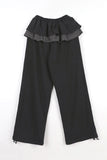 Check Frill Skirt Pants
