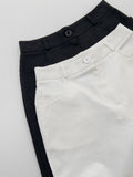 Nuel Cotton Bermuda Wide Pants