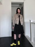 DOUBLE BUTTON TRENCH JACKET